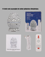 Galaksi Efektli Dinozor Yumurta Projektör – Yüksek Çözünürlüklü - Görsel 5