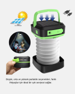 Şarjlı LED Lamba – Dokunmatik Sensörlü, 3 Kademeli Parlaklık - Görsel 2