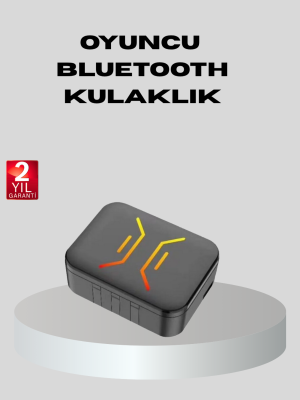 Powerbank’lı Bluetooth 5.3 Kulaklık – Kablolu/Kablosuz Kullanım, Dokunmatik ve Uzun Pil Süresi