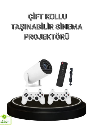 Bluetooth 5.0 ve Wi-Fi 6 Akıllı 4K Projeksiyon