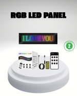 RGB LED Panel – Mobil Uyumlu, Yazı ve GIF Destekli, USB Bağlantılı Dekoratif Ekran