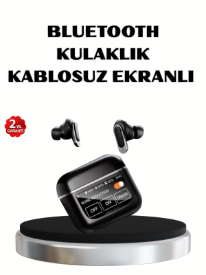 ANC Teknolojili Kablosuz Bluetooth Kulaklık – Dokunmatik, Dijital Göstergeli, Yüksek Ses Kalitesi