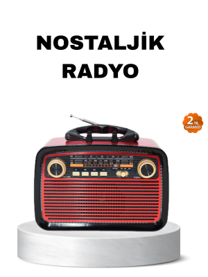 Bluetooth’lu LED Işıklı Nostaljik Müzik Kutusu – Ahşap Dokulu, Vintage Tasarım ve Yüksek Ses Kalitesi