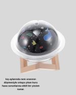 USB Mini Hava Nemlendirici ve Projeksiyon Lamba – Taşınabilir, Sessiz, Dekoratif Aromaterapi Cihazı - Görsel 5