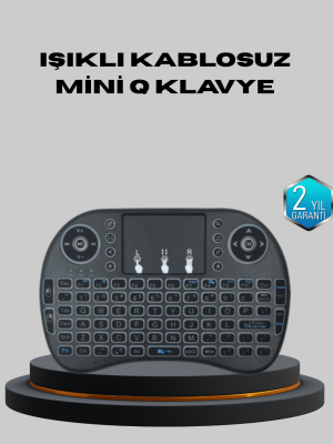 Aydınlatmalı Touchpad’li Q Klavye – Türkçe Karakterli, USB Bağlantılı, Numerik Tuş Takımı