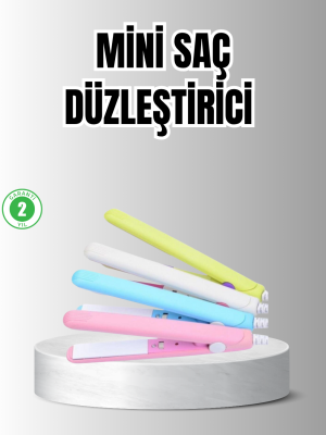 Taşınabilir Seramik Kaplama Mini Saç Düzleştirici – Seyahat ve Günlük Kullanım İçin İdeal