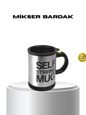 Paslanmaz Çelik Kendi Kendini Karıştıran Akıllı Kupa – Isı Yalıtımlı