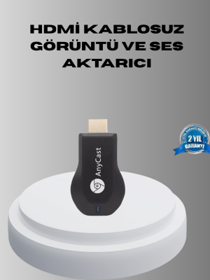 Akıllı Telefon ve TV Arasında Kablosuz Ekran Yansıtma Cihazı