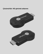 Kablosuz HDMI Görüntü ve Ses Aktarıcı – Anycast M9 Plus Tak-Çalıştır TV Adaptörü - Görsel 3