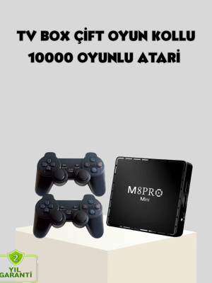 M8Pro Mini 2 10K Android TV Box – Oyun Konsolu ve Akıllı Medya Merkezi