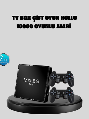 10K Ultra HD M8Pro Mini 2 – 64 GB Depolama, Android 12, Oyun ve TV Deneyimi Bir Arada