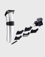 Şarjlı Saç ve Sakal Kesme Makinesi – Paslanmaz Çelik Bıçak, Ayarlanabilir Başlık - Görsel 2