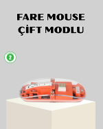 Bluetooth 5.0 & 2.4GHz Kablosuz Fare – 3 Cihaz Bağlantılı, Hızlı Geçiş, USB Alıcılı