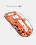 Bluetooth 5.0 & 2.4GHz Kablosuz Fare – 3 Cihaz Bağlantılı, Hızlı Geçiş, USB Alıcılı - Görsel 4