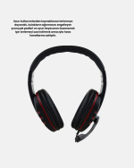 Profesyonel Gaming Kulaklık – Mikrofonlu, Yumuşak Pedli, Stereo Ses Kalitesi, Tere Dayanıklı - Görsel 5