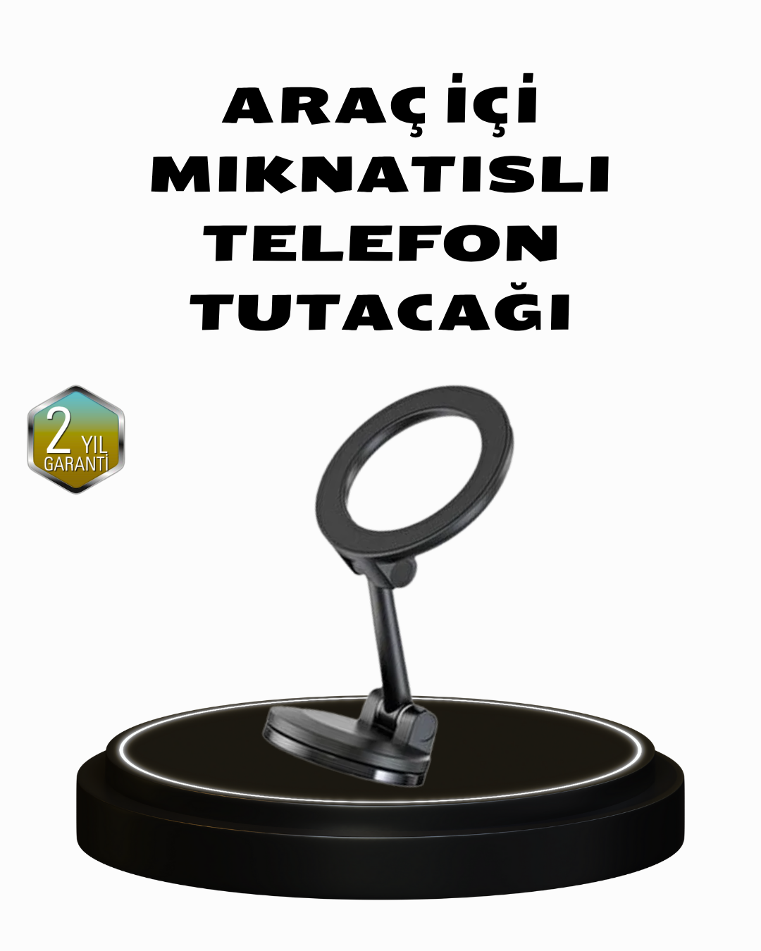 1239052_3-205.png 360° Dönebilen Katlanır Manyetik Araç Telefon Tutucu – MagSafe Uyumlu, Kompakt ve Şık Tasarım - Görsel 1