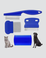 4’lü Kedi Köpek Tüy Temizleme Seti – Paslanmaz Çelik,Ergonomik ve Uzun Ömürlü - Görsel 2