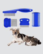 4’lü Kedi Köpek Tüy Temizleme Seti – Paslanmaz Çelik,Ergonomik ve Uzun Ömürlü - Görsel 3