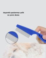 4’lü Kedi Köpek Tüy Temizleme Seti – Paslanmaz Çelik,Ergonomik ve Uzun Ömürlü - Görsel 5