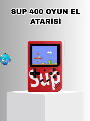 SUP Game Box El Konsolu – 500 Oyunlu, TV Bağlantılı, 5 Saat Oyun Süresi