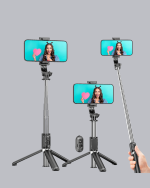 Kablosuz Bluetooth Selfie Çubuğu – 360° Dönebilir Başlık, Taşınabilir ve Şık Tasarım - Görsel 3