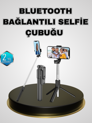 Bluetooth Selfie Çubuğu – Kablosuz, Hafif ve Yüksek Çözünürlüklü Çekim İçin