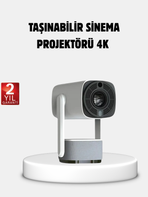 HD 720p Projeksiyon Cihazı – Geniş Ekran, 10.000 Saat Ampul Ömrü, Ev Sineması Deneyimi