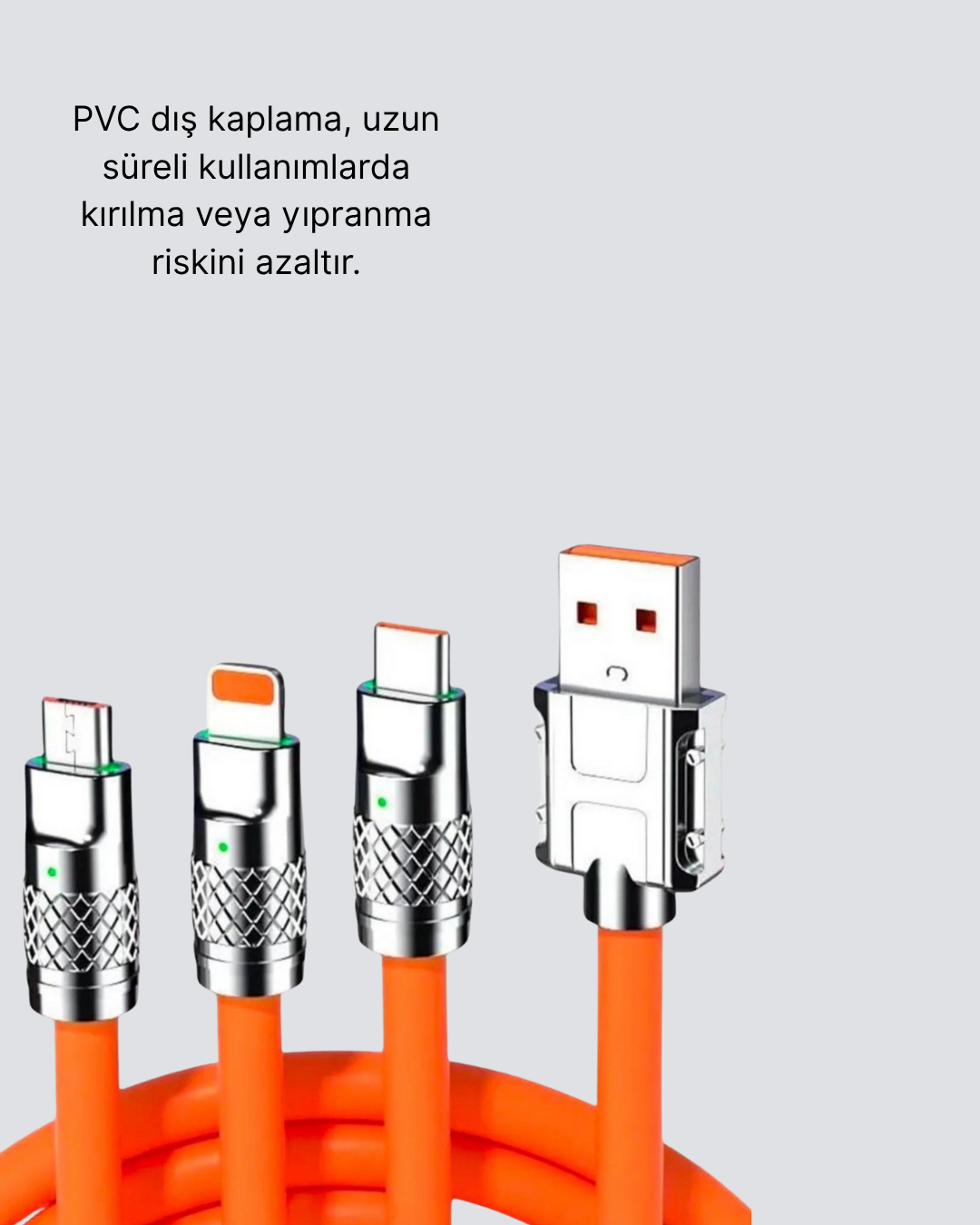 1239070_5-199.png Dayanıklı Hızlı Şarj Kablosu – Esnek, Kırılmaz ve Yüksek Hızlı Veri Aktarım Destekli - Görsel 3