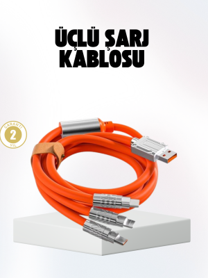 Hızlı Şarj Uyumlu Şarj Kablosu – Esnek Yapı, Güçlü Bağlantı, Yüksek Performans