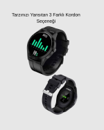AMOLED Ekranlı Smartwatch – 3 Kordonlu, Kalp Atış & Uyku Takipli Akıllı Saat - Görsel 4
