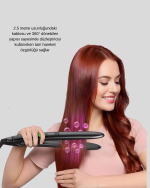 Dijital Ekranlı Isı Ayarlı Saç Düzleştirici –  Titanyum Plaka, Seyahat Dostu Tasarım - Görsel 5
