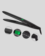 Isı Ayarlı Saç Düzleştirici Titanyum Seramik Plaka, Dijital Ekran - Görsel 2