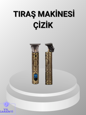 Şarjlı Kablosuz Tıraş Makinesi – 1800 mAh Batarya, Uzun Pil Ömrü, Profesyonel Sessiz Motor