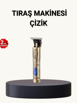 Profesyonel Kablosuz Tıraş Makinesi – 1-2 Saat Kesintisiz Kullanım