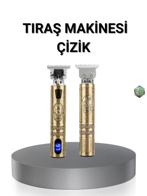 Kablosuz Şarjlı Profesyonel Tıraş Makinesi – 1800 mAh Lityum Pil