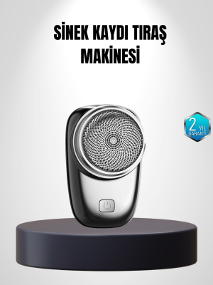 Şarjlı Mini Tıraş Makinesi – Hassas Ciltlere Uygun, Su ile Yıkanabilir, Kompakt Tasarım