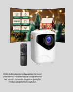 Mini Akıllı Projektör – 1080P Full HD, 64GB Depolama, 2GB RAM, Uzaktan Kumanda Destekli - Görsel 4