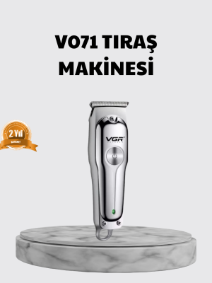 Profesyonel Gümüş Şarjlı Tıraş Makinesi – 3 Başlık, 120 Dakika Kullanım Süresi, Kompakt ve Hafif Tasarım