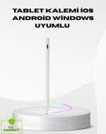 Type-C Şarjlı Dokunmatik Kalem – iPad, iPhone ve Android Uyumlu, Sessiz Çalışan