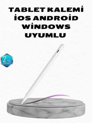 Manyetik Dokunmatik Kalem – Bluetooth Gerektirmeyen, Type-C Şarjlı, iPad ve Android Uyumlu Hassas Stylus