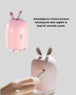 Sessiz Ultrasonik Hava Nemlendirici – Su Bazlı Buhar Difüzör - Görsel 4