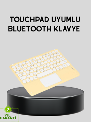 Bluetooth Kablosuz Klavye – İnce Slim Model, Tablet ve Akıllı TV Uyumlu, Sessiz Tuşlu Taşınabilir Klavye