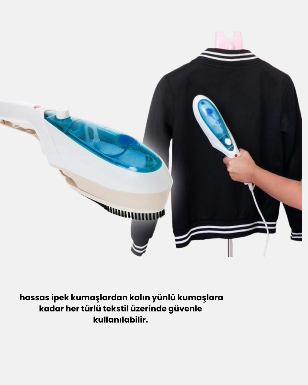 1239111_5-210.png Buharlı El Ütüsü Hızlı Isınan, Koku Giderici, Taşınabilir - Görsel 3