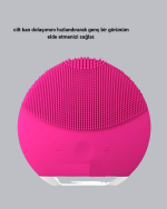 3 Fonksiyonlu Yüz Temizleme ve Masaj Cihazı – Su Geçirmez, Şarjlı, Ölü Deri Temizleyici ve Cilt Yenileyici - Görsel 4