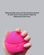 Şarjlı Su Geçirmez Yüz Temizleme ve Masaj Aleti – 3 Fonksiyonlu - Görsel 5