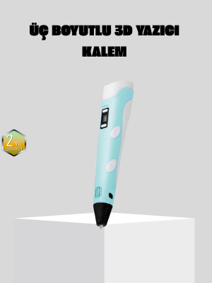 3D Kalem Ergonomik ve 1.75 mm Filament Destekli FDM Yazıcı Kalemi