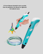 3D Yazıcı Kalem FDM Teknolojili ve ABS PLA Filament Uyumlu - Görsel 4