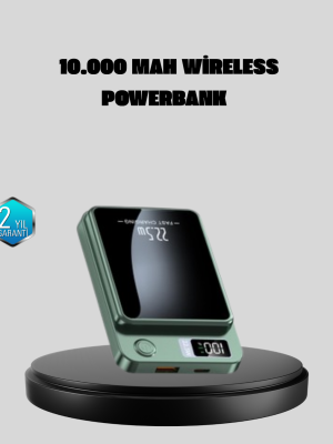 MagSafe Powerbank 22.5W Hızlı Şarjlı ve Kompakt Kablosuz Şarj Cihazı