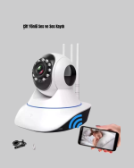 Akıllı IP Güvenlik Kamerası – 1080P HD, Gece Görüşlü, Hareket Algılamalı - Görsel 3