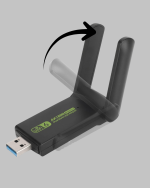 Ultratekno Dual Band WiFi Adaptör – 1200 Mbps, USB 3.0, Çift Antenli, Geniş Kapsama Alanı ve Yüksek Hız - Görsel 2